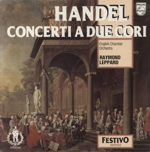 George Frideric Handel Handel: Concerti A Due Cori vinyl LP album (LP record) Dutch HJRLPHA853018