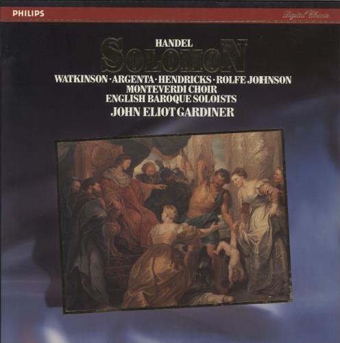 George Frideric Handel Handel: Solomon Vinyl Box Set Dutch HJRVXHA743535