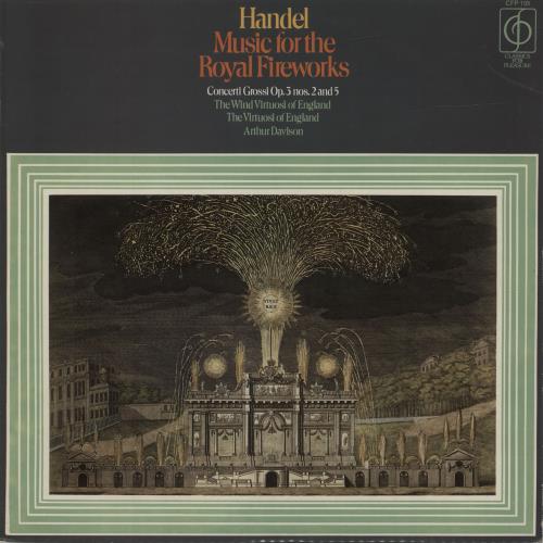George Frideric Handel Music For The Royal Fireworks / Concerti Grossi Op.3 vinyl LP album (LP record) UK HJRLPMU596011