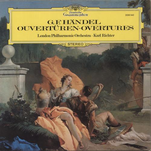 George Frideric Handel Overtures vinyl LP album (LP record) German HJRLPOV875089