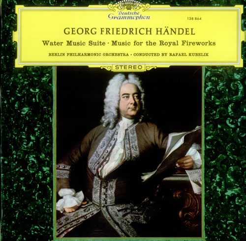 George Frideric Handel Water Music Suite & Music for the Royal Fireworks vinyl LP album (LP record) UK HJRLPWA531950
