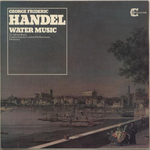 George Frideric Handel Water Music vinyl LP album (LP record) UK HJRLPWA703000