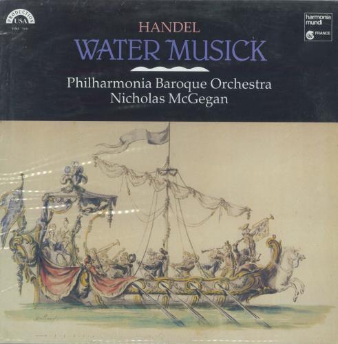 George Frideric Handel Water Musick - Sealed vinyl LP album (LP record) US HJRLPWA800783