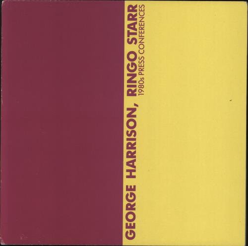 George Harrison 1980s Press Conferences - Blue Vinyl vinyl LP album (LP record) UK GHALPSP795784