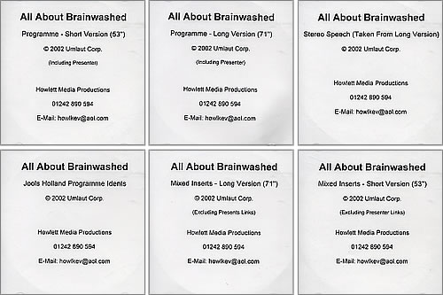 George Harrison All About Brainwashed 6-CD album set UK GHA6CAL279399