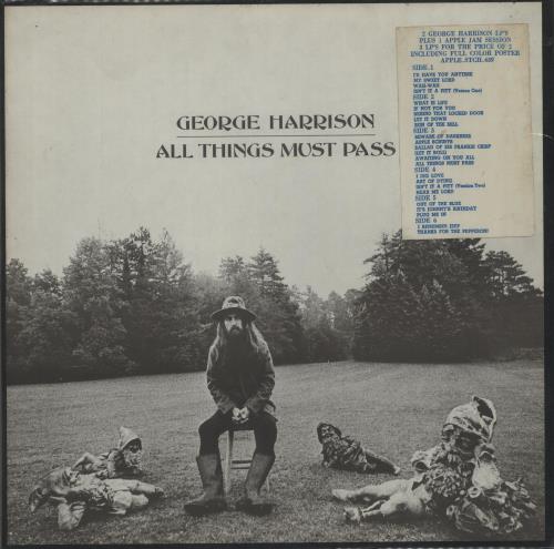 George Harrison All Things Must Pass - Complete - Tracklist Sticker Vinyl Box Set US GHAVXAL647603