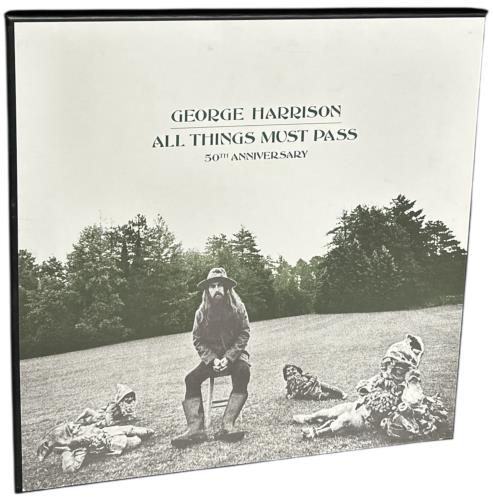 George Harrison All Things Must Pass - Green & Black Splatter Vinyl 3LP 3-LP vinyl record set (Triple LP Album) UK GHA3LAL878124