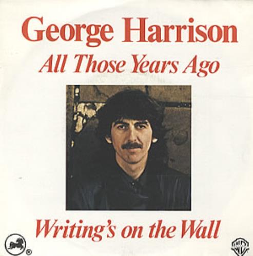 George Harrison All Those Years Ago 7" vinyl single (7 inch record / 45) French GHA07AL100440