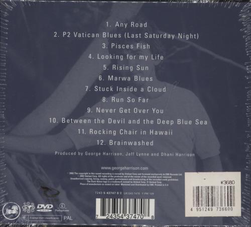 George Harrison Brainwashed - Sealed 2-disc CD/DVD set UK GHA2DBR582180