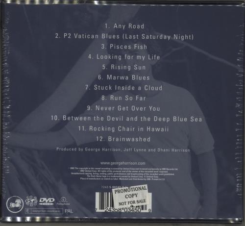 George Harrison Brainwashed - Sealed 2-disc CD/DVD set UK GHA2DBR662802