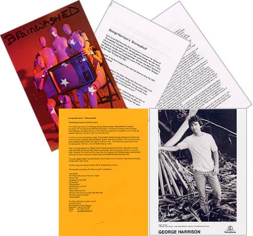 George Harrison Brainwashed media press pack UK GHAPPBR230243