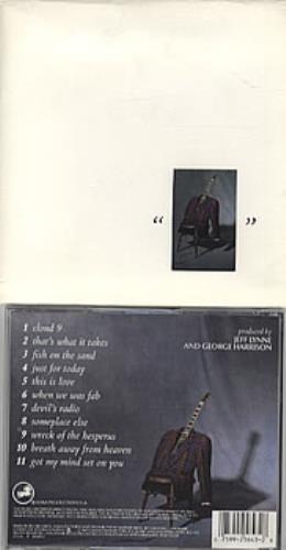 George Harrison Cloud 9 Envelope Pack CD album (CDLP) US GHACDCL101671