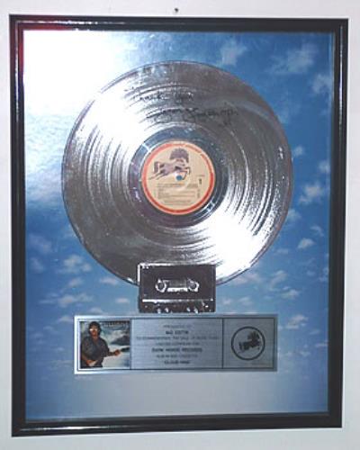 George Harrison Cloud Nine - AUTOGRAPHED award disc US GHAAWCL287388