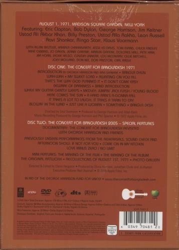 George Harrison Concert For Bangladesh DVD UK GHADDCO859038