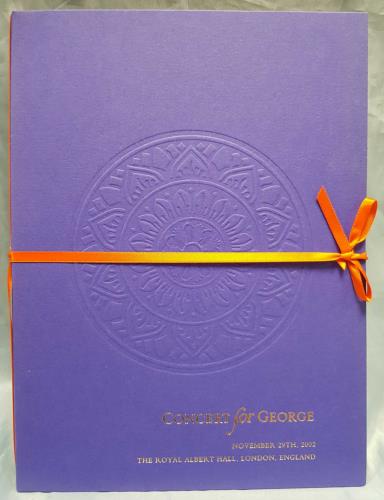 George Harrison Concert For George + Schedule & Ticket Stub tour programme UK GHATRCO712480
