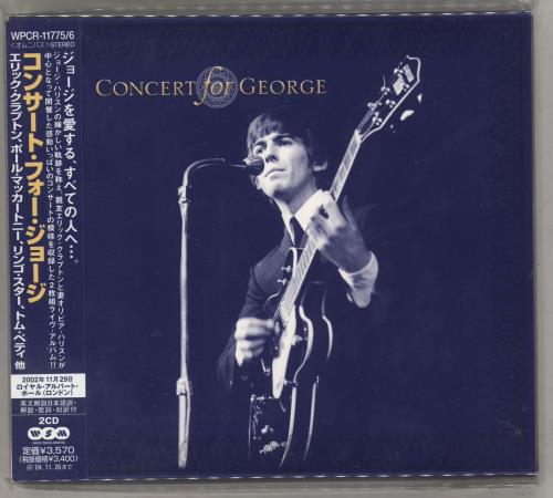 George Harrison Concert For George 2 CD album set (Double CD) Japanese GHA2CCO292333