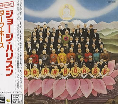 George Harrison Dark Horse CD album (CDLP) Japanese GHACDDA309530