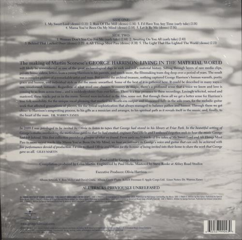 George Harrison Early Takes Volume 1 - 180gm Vinyl - Shrink vinyl LP album (LP record) US GHALPEA869833