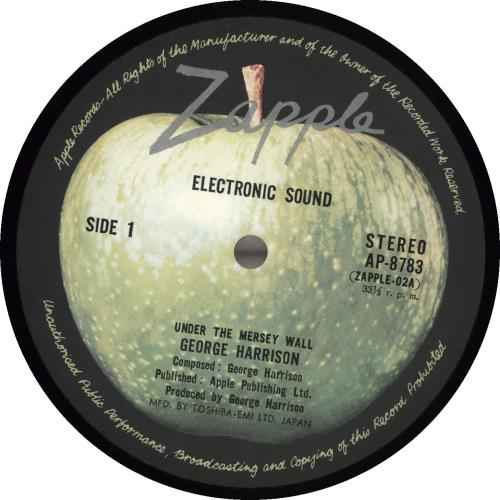 George Harrison Electronic Sound - Shaped Obi vinyl LP album (LP record) Japanese GHALPEL689273