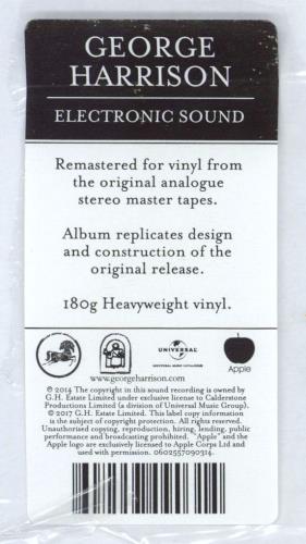 George Harrison Electronic Sound vinyl LP album (LP record) UK GHALPEL777773