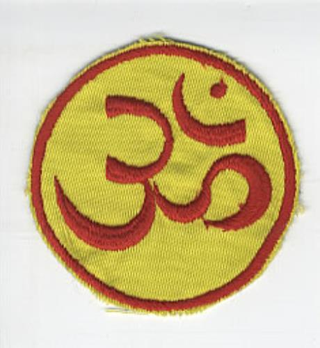 George Harrison Krishna Sew On Patch memorabilia UK GHAMMKR335903