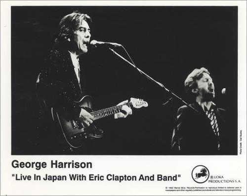 George Harrison Live In Japan media press pack US GHAPPLI490595