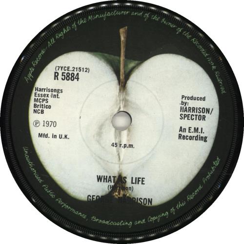 George Harrison My Sweet Lord - 1st - P/S - EX 7" vinyl single (7 inch record / 45) UK GHA07MY569357