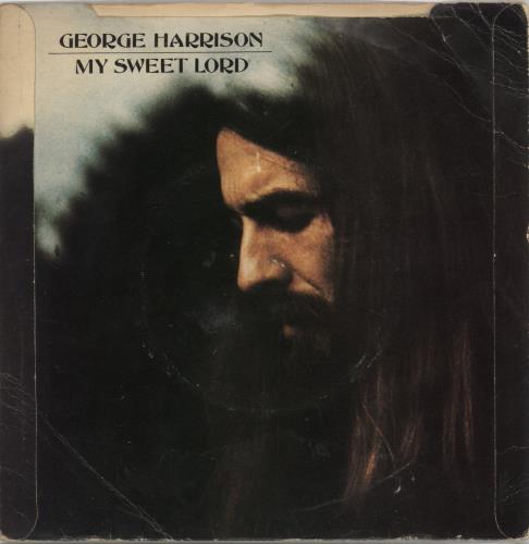 George Harrison My Sweet Lord - 1st - P/S - VG 7" vinyl single (7 inch record / 45) UK GHA07MY569359
