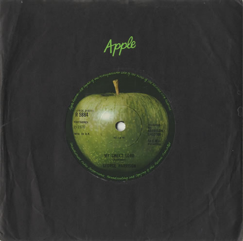 George Harrison My Sweet Lord - 1st - Solid 7" vinyl single (7 inch record / 45) UK GHA07MY520778