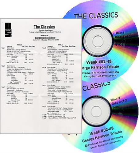 George Harrison The Classics 2 CD album set (Double CD) US GHA2CTH231888