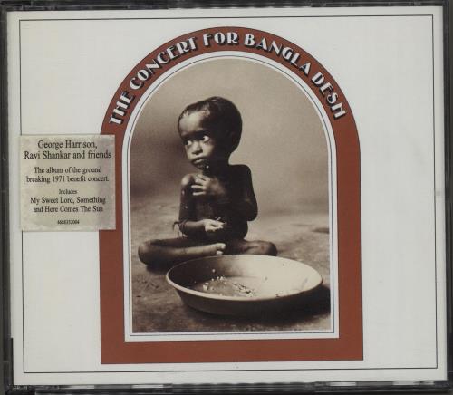 George Harrison The Concert For Bangladesh - stickered 2 CD album set (Double CD) Austrian GHA2CTH588630