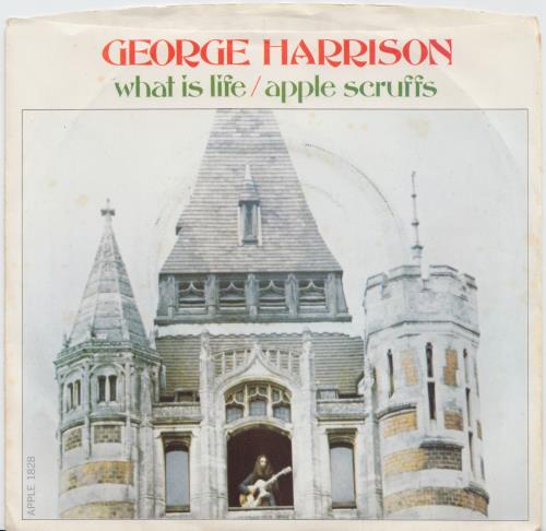 George Harrison What Is Life + P/S 7" vinyl single (7 inch record / 45) US GHA07WH650575