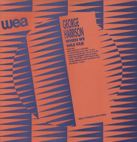 George Harrison When We Was Fab 12" vinyl single (12 inch record / Maxi-single) Brazilian GHA12WH343292