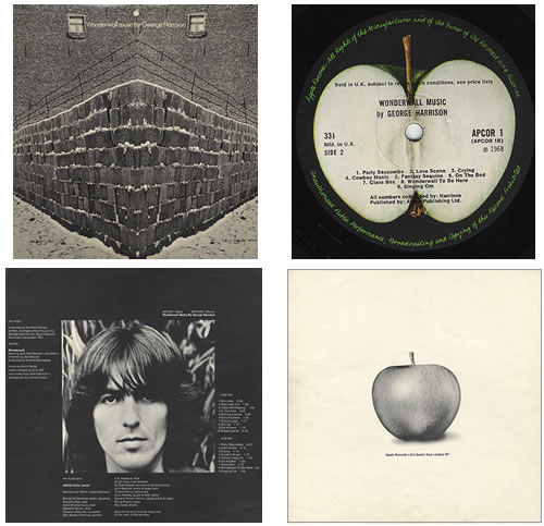 George Harrison Wonderwall Music vinyl LP album (LP record) UK GHALPWO374654