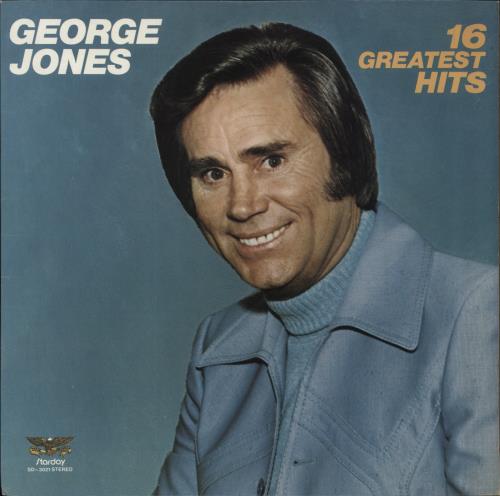 George Jones 16 Greatest Hits vinyl LP album (LP record) UK GEJLPGR863543