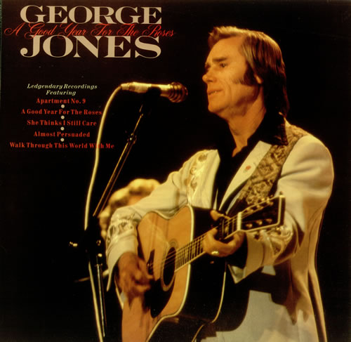 George Jones A Good Year For The Roses vinyl LP album (LP record) UK GEJLPAG449448