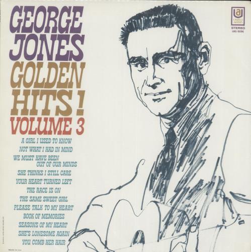 George Jones Golden Hits! Volume 3 vinyl LP album (LP record) US GEJLPGO699725