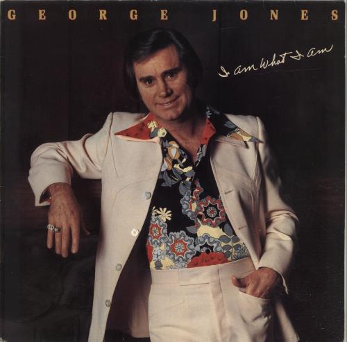 George Jones I Am What I Am vinyl LP album (LP record) UK GEJLPIA699850