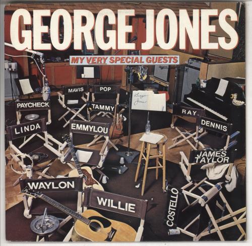 George Jones My Very Special Guests vinyl LP album (LP record) UK GEJLPMY734070