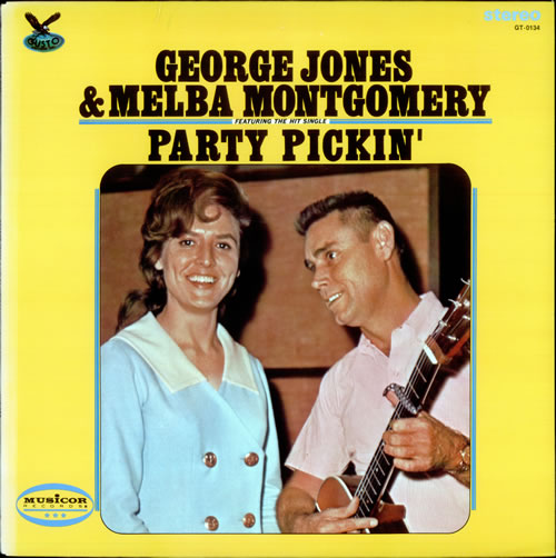 George Jones Party Pickin' vinyl LP album (LP record) US GEJLPPA524047