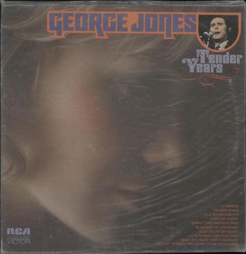 George Jones Tender Years vinyl LP album (LP record) UK GEJLPTE699723