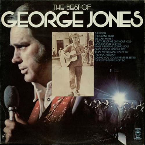 George Jones The Best Of George Jones vinyl LP album (LP record) UK GEJLPTH387002