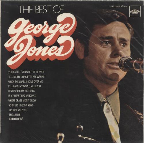 George Jones The Best Of George Jones vinyl LP album (LP record) UK GEJLPTH699864