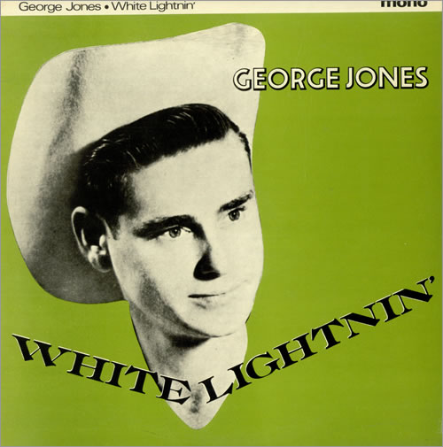 George Jones White Lightnin' 10" vinyl single (10 inch record) UK GEJ10WH486059