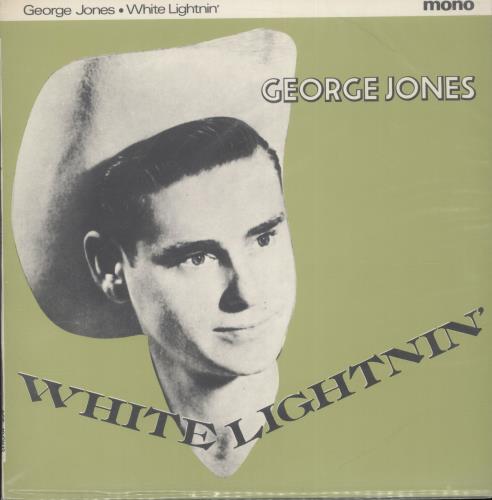 George Jones White Lightnin 10" vinyl single (10 inch record) UK GEJ10WH699739