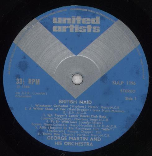 George Martin British Maid vinyl LP album (LP record) UK GOMLPBR236697
