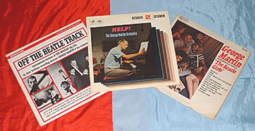 George Martin Set Of Three Beatles Instrumental LPs - Not Mint vinyl LP album (LP record) UK GOMLPSE293532