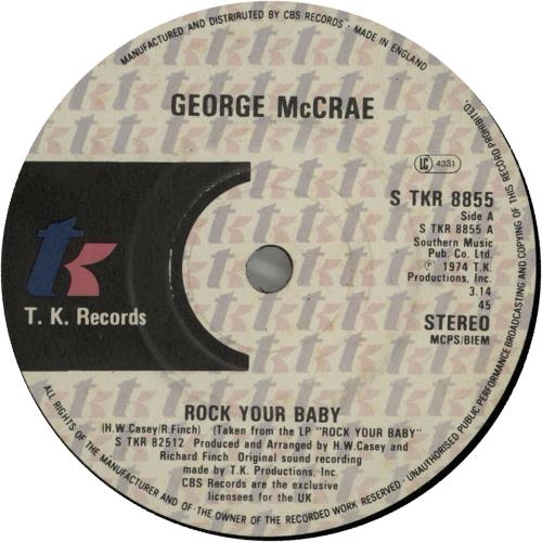 George McCrae Rock Your Baby 7" vinyl single (7 inch record / 45) US GM807RO647674