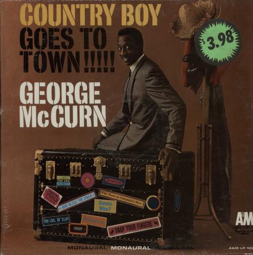George McCurn Country Boy Goes To Town!!! vinyl LP album (LP record) US G14LPCO616785