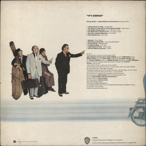 George Melly It's George vinyl LP album (LP record) UK GM1LPIT624296
